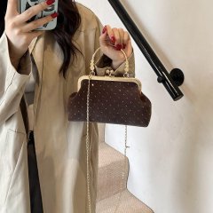 Retro velvet hand-held versatile cheongsam with bag chain women's bag crossbody antique bag Hanfu mom bag