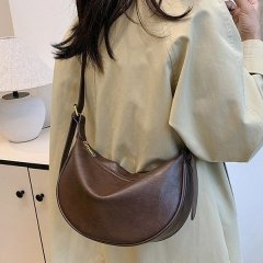 Retro niche bag for women, fashionable and versatile cross-body bag, high-end, western-style cross-body dumpling bag