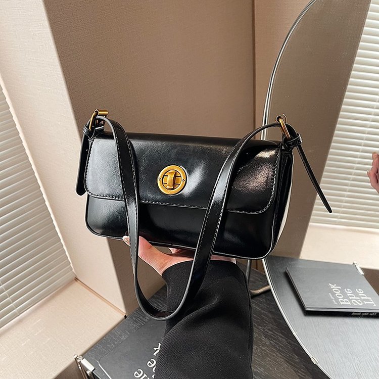 Armpit retro simple bag women's casual new versatile high-end lazy style single shoulder crossbody bag women's bag