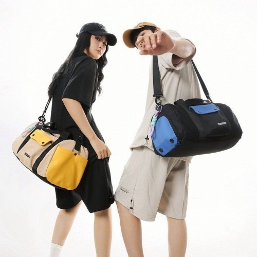 Sports fitness bag for women with dry and wet separation travel large-capacity business trip short-distance luggage bag crossbody travel bag handbag