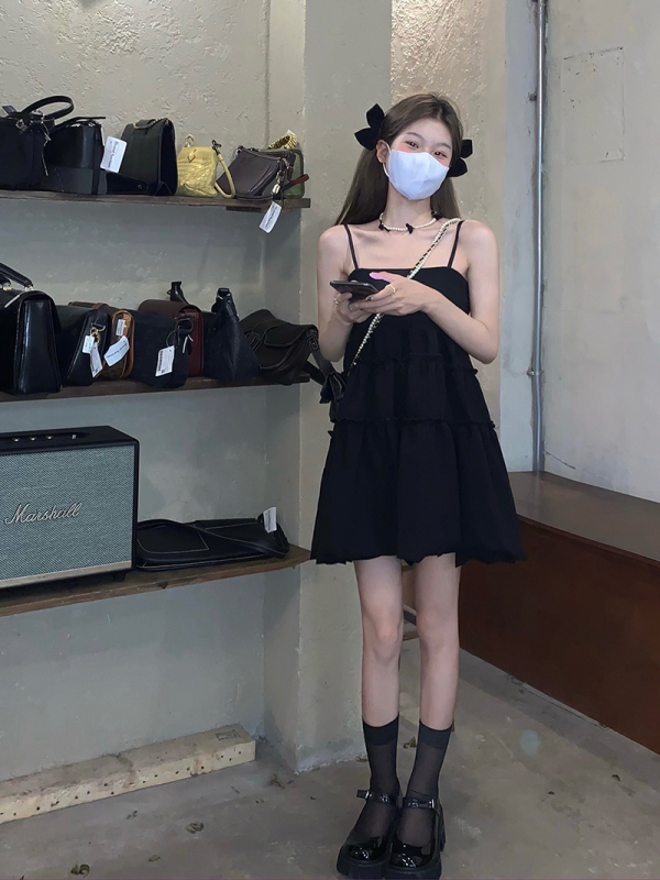 Actual price, real shot, three standard designs, sweet and spicy off-shoulder puffy strapless dress for women