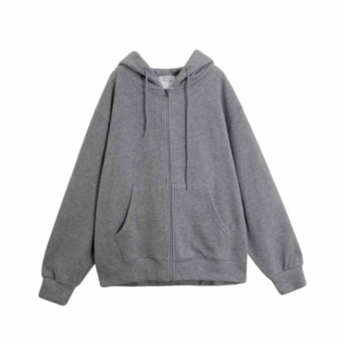 Cotton fish scale super hot sweatshirt women's hooded thin coat Korean style trendy cardigan top jacket