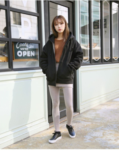 Thick velvet sweatshirt women's cardigan Korean style student hooded jacket women's loose large size casual sports top