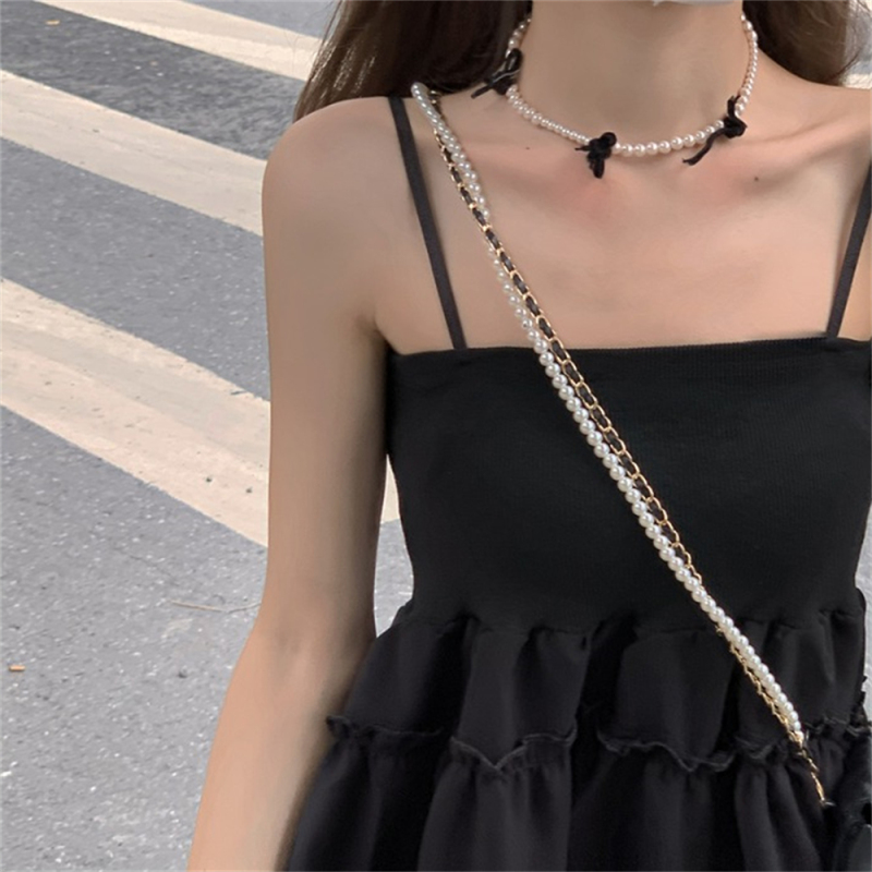 Hot girl hot street suspender dress women's waist sweet and spicy French tutu skirt