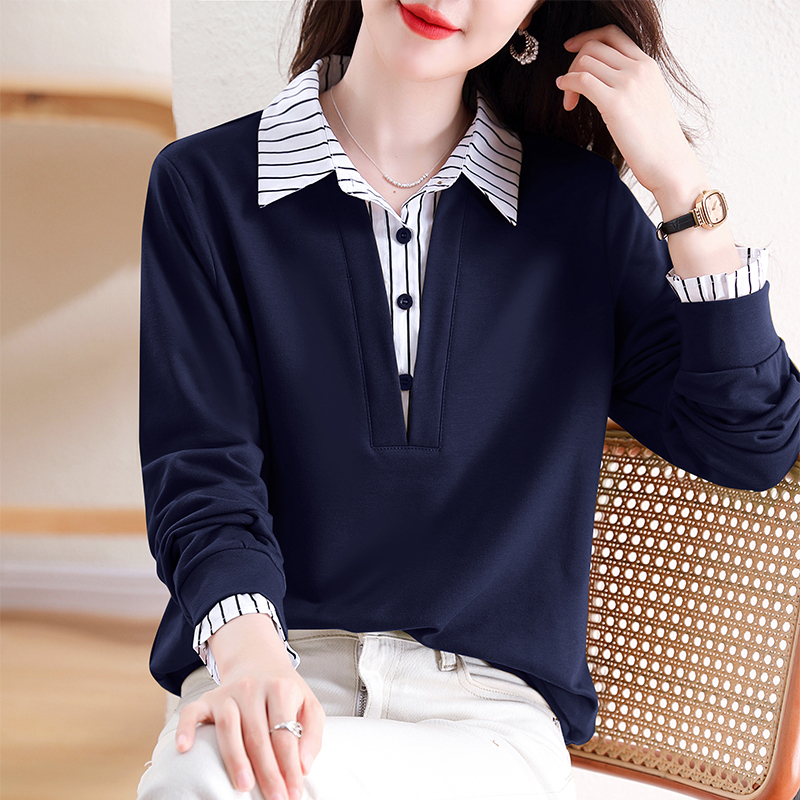New spring shirts, women's sweatshirts, stylish tops, slim shirts with long sleeves