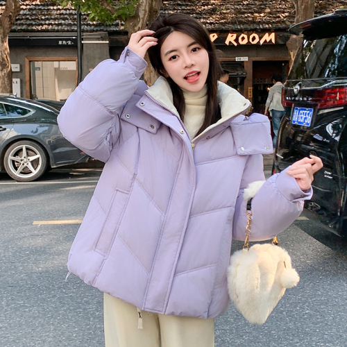 Bai Ling'er down jacket women's winter new style small short style thickened high-end popular cotton jacket