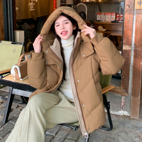 Bai Ling'er down jacket women's winter new style small short style thickened high-end popular cotton jacket