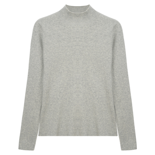 Knitted sweater for women in autumn and winter half turtleneck bottoming shirt with small fragrant style and woolen sweater new spring and autumn top