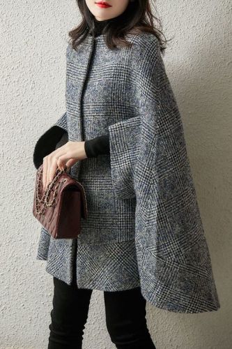 Mid-length cardigan round neck three-quarter sleeve coat for women autumn and winter Korean fashion trend coat