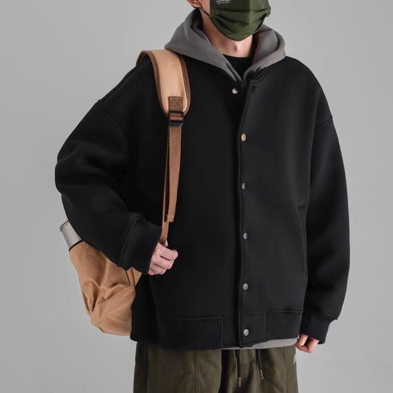Heavy baseball jacket ins trendy brand loose casual flight jacket Japanese style top trendy