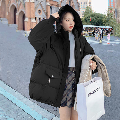 New bread coat short down cotton coat women's Korean style loose autumn and winter coat cotton jacket