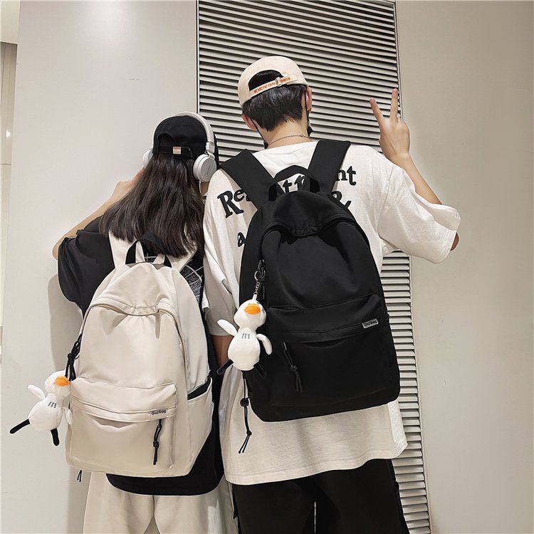 Backpack simple large-capacity travel backpack women's casual Japanese style junior high school student high school student school bag