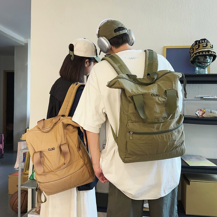 Trendy student schoolbag Japanese commuter backpack large capacity casual sports travel backpack