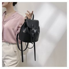 New style women's fashionable small backpack lightweight commuter travel texture backpack