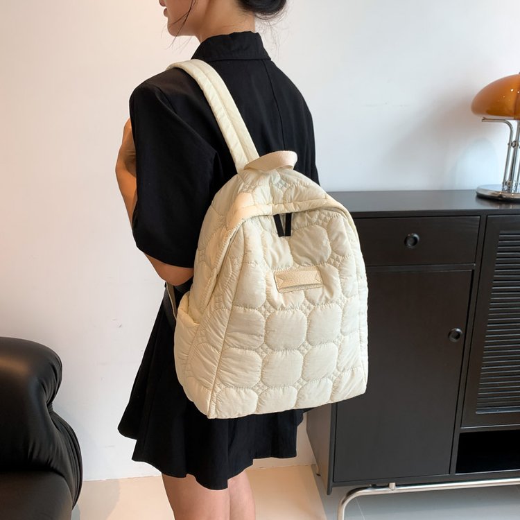 Small fresh backpack for women Japanese simple casual lightweight waterproof backpack personalized trendy brand bag