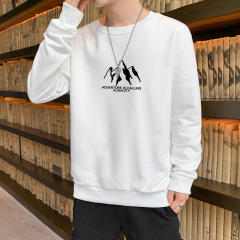 Live delivery of new autumn men's large size printed round neck casual sweatshirts