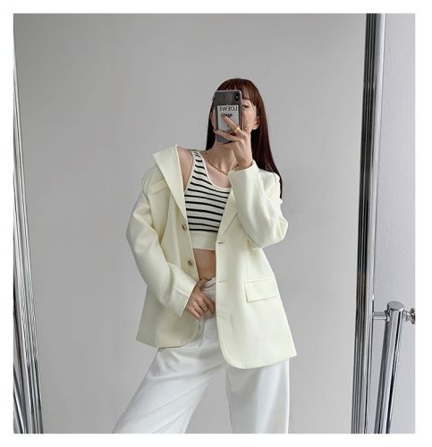 Lisa's same style striped knitted vest women's outer wear sleeveless waist exposed bottoming suspender short sports hot girl top trendy