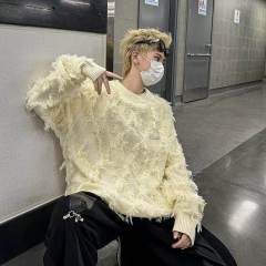 Knitted sweaters for men and women Korean style trendy loose and versatile personality handsome autumn and winter ins sweatshirts