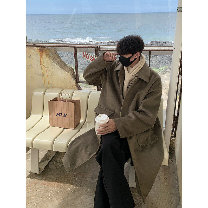 Maillard Woolen Coat Designed Jacket for Men and Women