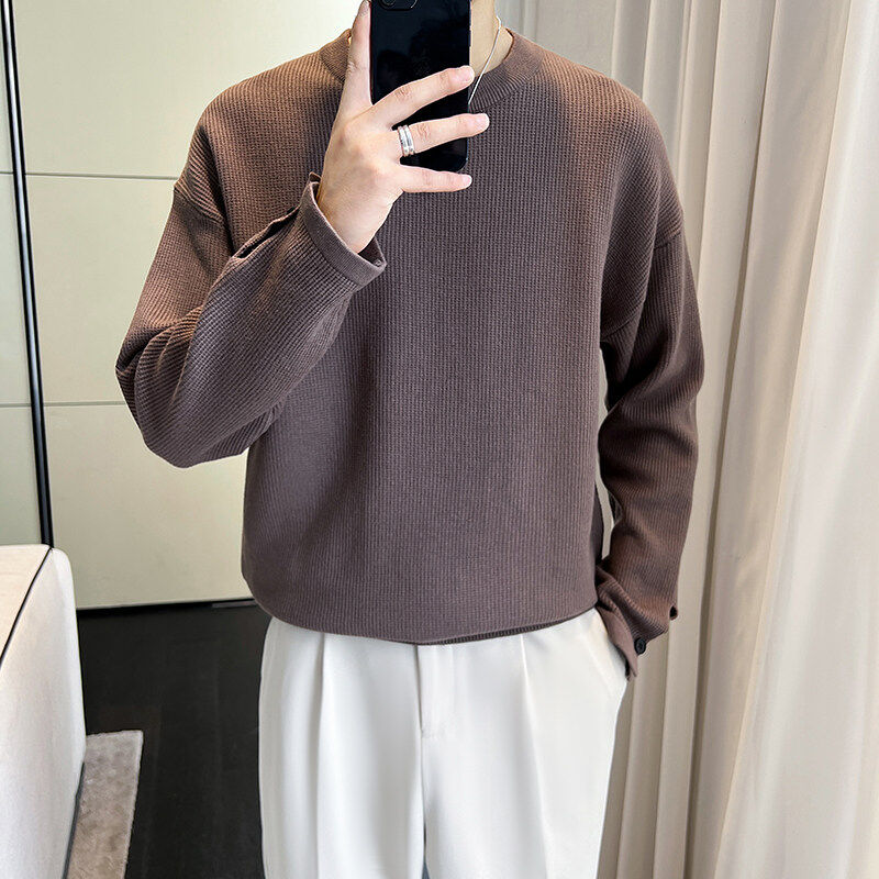 Men's Regular Fit Trendy Knitted Sweater Pullover