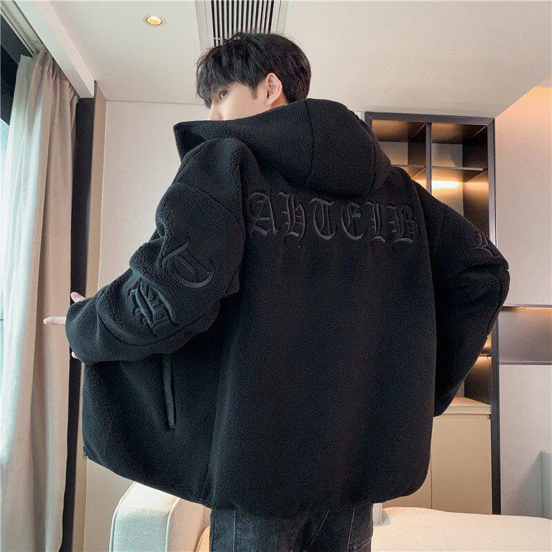 New style sherpa jacket men's fleece jacket couple style jacket