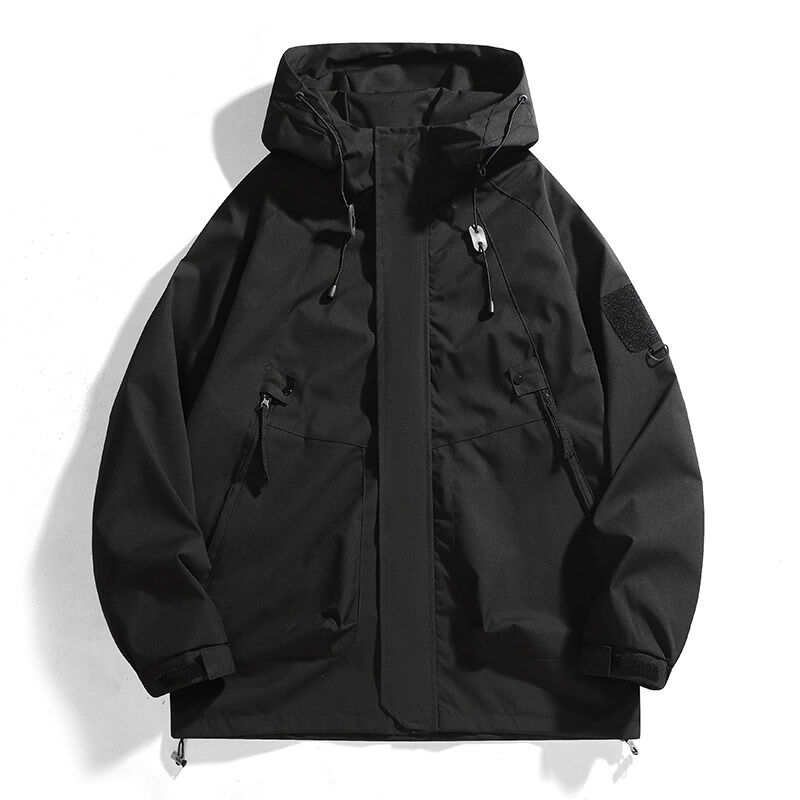 Mountain hooded jacket men's spring and autumn new outdoor jacket work jacket jacket