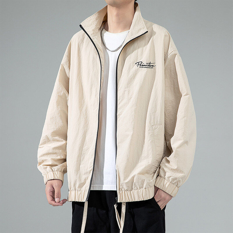 Spring new outdoor stand collar jacket men's jacket