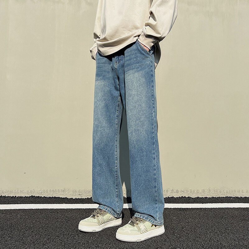 Jeans Fashion Loose Naoki casual long pants trendy men