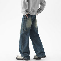 American INS high street Diablo niche loose straight karma jeans