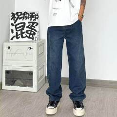 High Street Jeans Men's New Loose Straight Pants Trendy Men's Casual Pants