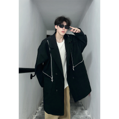 Middle -length men's coat coat jacket