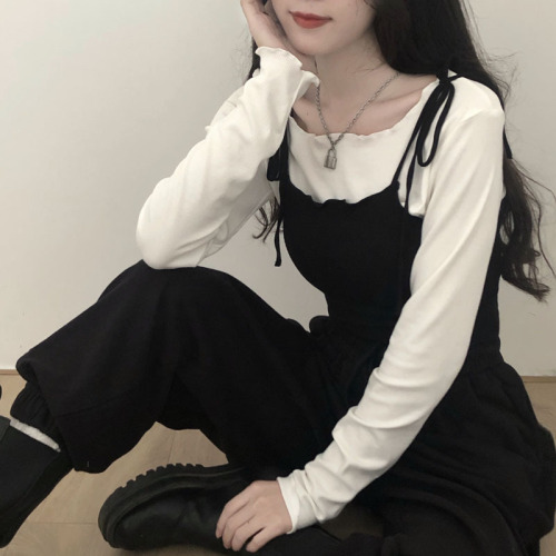 Three standards Qi Made BF Fengshan Smaller+white lace collar long sleeve bottoming shirt top