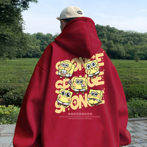 Dewu supplies can provide video buyer show new heavy American sweatshirts for spring