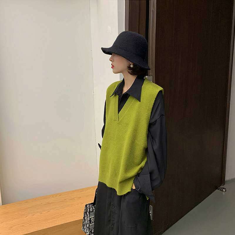 Autumn two-piece set Korean style cold and maturity style early autumn dress cold autumn winter