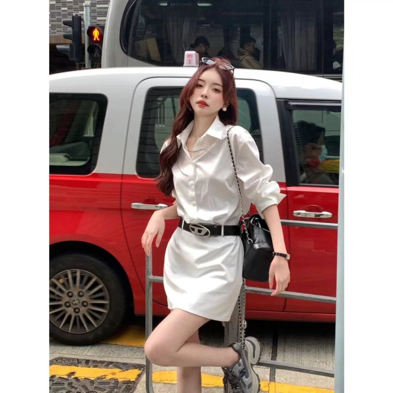 SZA Mengtang Flower Language Spring New Women's High-end Single Bretted Temperament Fashionable Dress