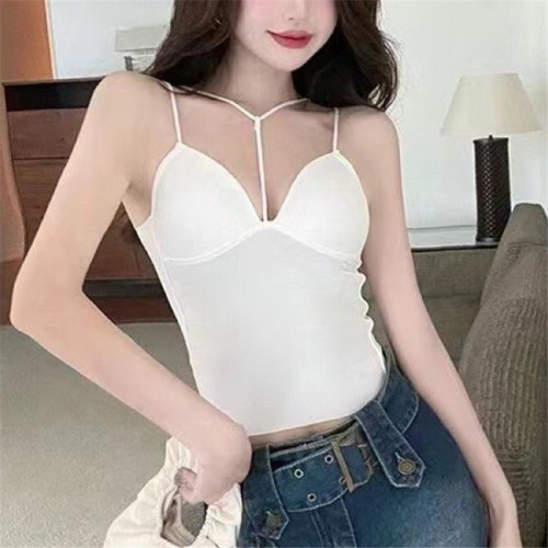 Xia Bing Silk Back Sling Vest Sexy Hornet Wearing Hot Girl Base Top