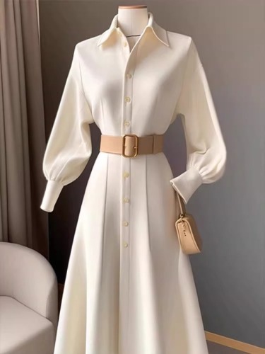 French high-end and beautiful high-end exquisite formal occasions for small white dress for women in spring new style