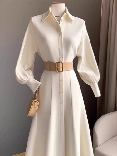 French high-end and beautiful high-end exquisite formal occasions for small white dress for women in spring new style