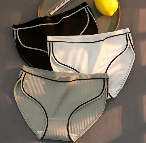 New style girls' underwear, butt lifting briefs, low-waisted women's pure cotton underwear, women's sports style breathable women's underwear