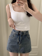 Korean version of versatile beautiful back strap suspender vest for women anti-exposed slimming base underwear wrapping breasts