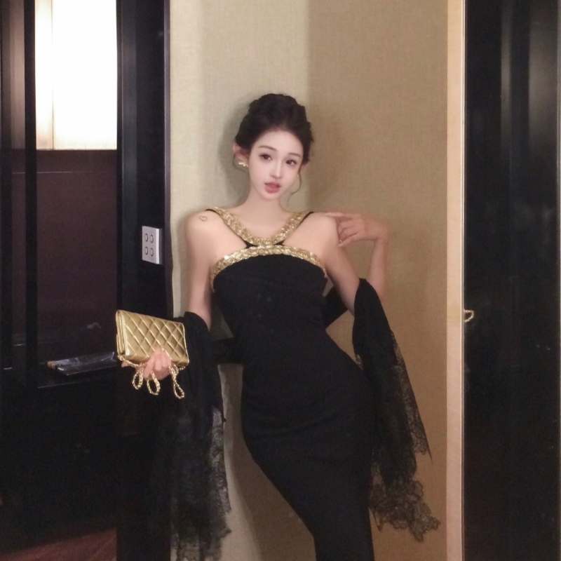 New versatile slim hip-slim long and short annual party skirt