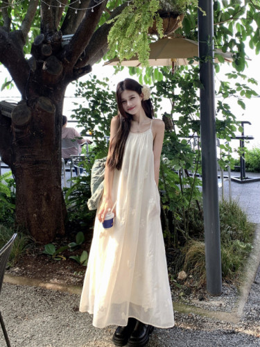 Style French high-end exquisite temperament slim long skirt skirt