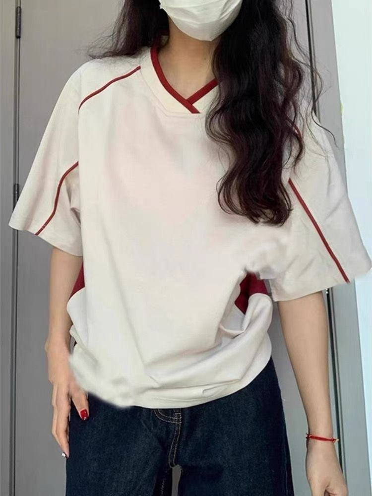 原版做工純棉210克精梳緊密短袖t恤女