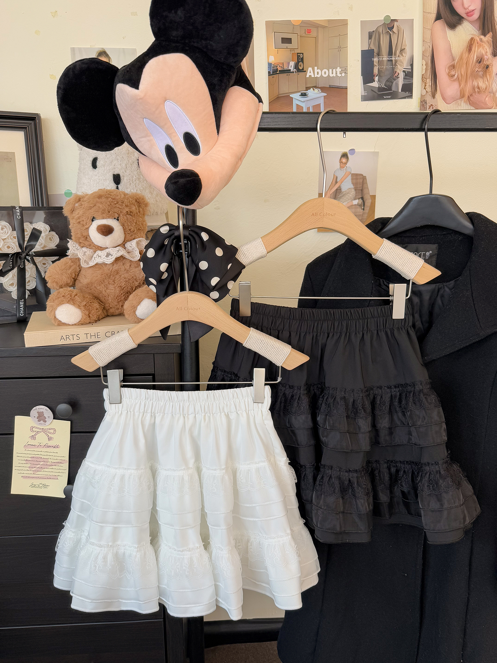 Real shot of 2025 spring new mesh lace lace ballet pure style high waist lace skirt skirt prevents exposure