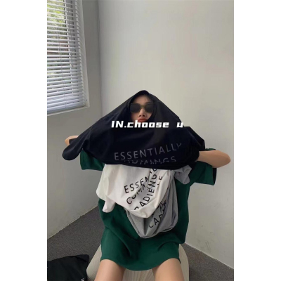 韓國外貿短袖t恤女寬鬆韓版ins潮夏季新款中長款半袖上衣ins潮