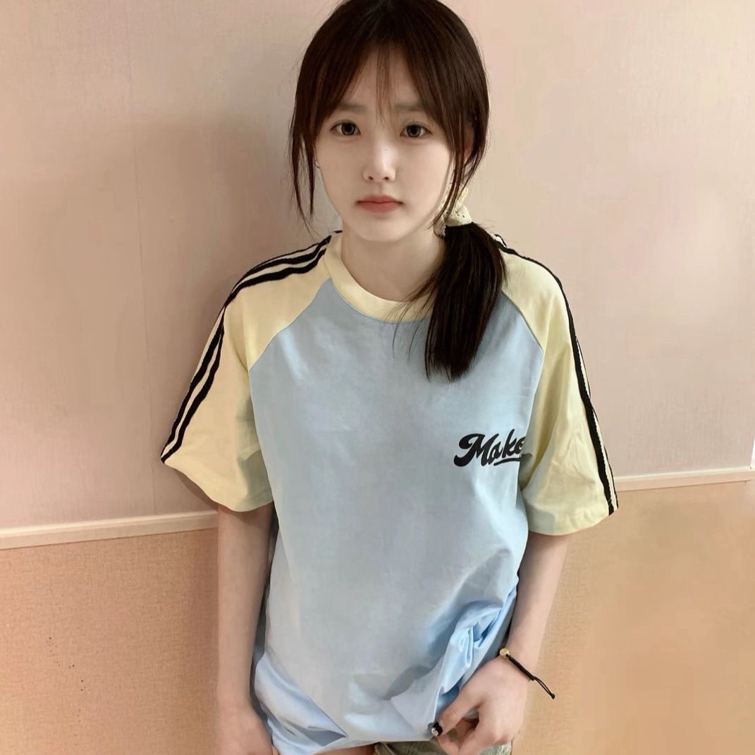 純棉200克精梳緊密賽絡紡短袖t恤女