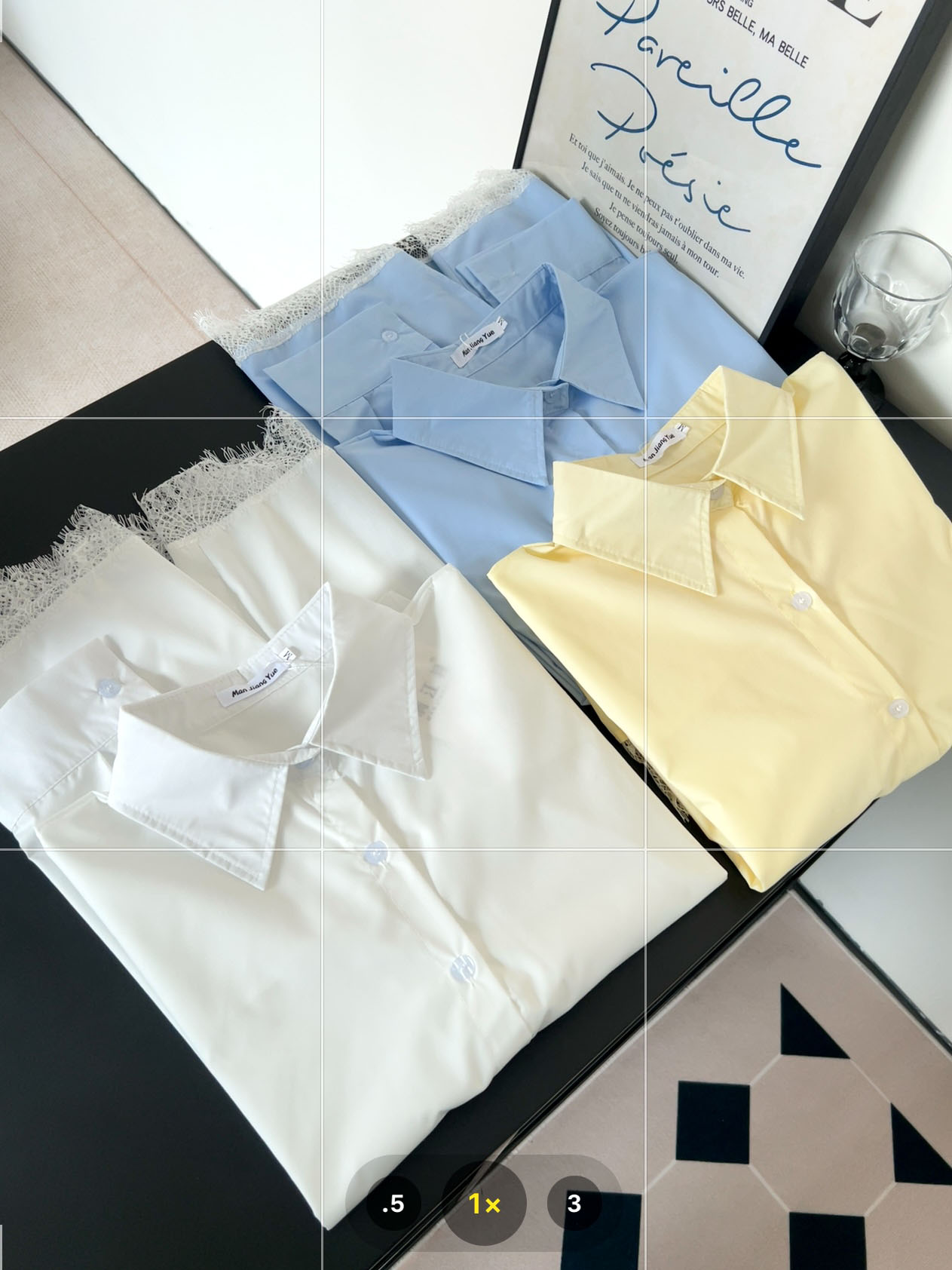Real shot, design, lace lace hem, Jiangyue sunscreen shirt, women's spring new Korean jacket