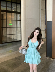 Real shot~Minn kiss What a fresh mint green dress like a cool breeze