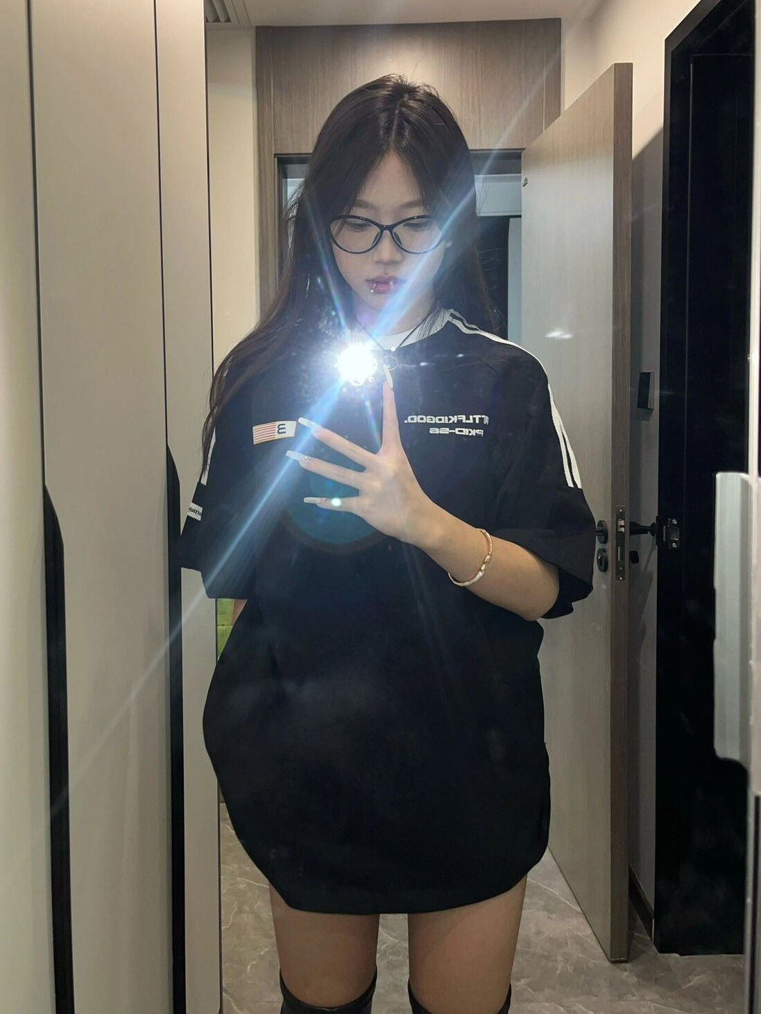 羅紋領 袖子有標純棉200克精梳緊密短袖t恤女