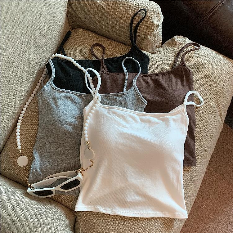 Real shot of spring suspender vest